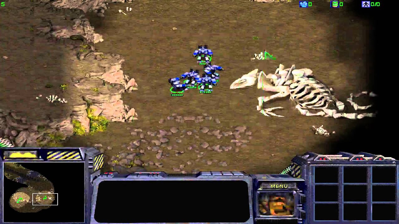 Starcraft-like engine (early build)