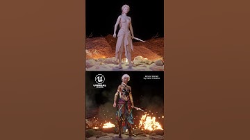 Unreal engine 5 character oscar creativo #3drenders #zbrush #blender #rendering #sketchfab #motion