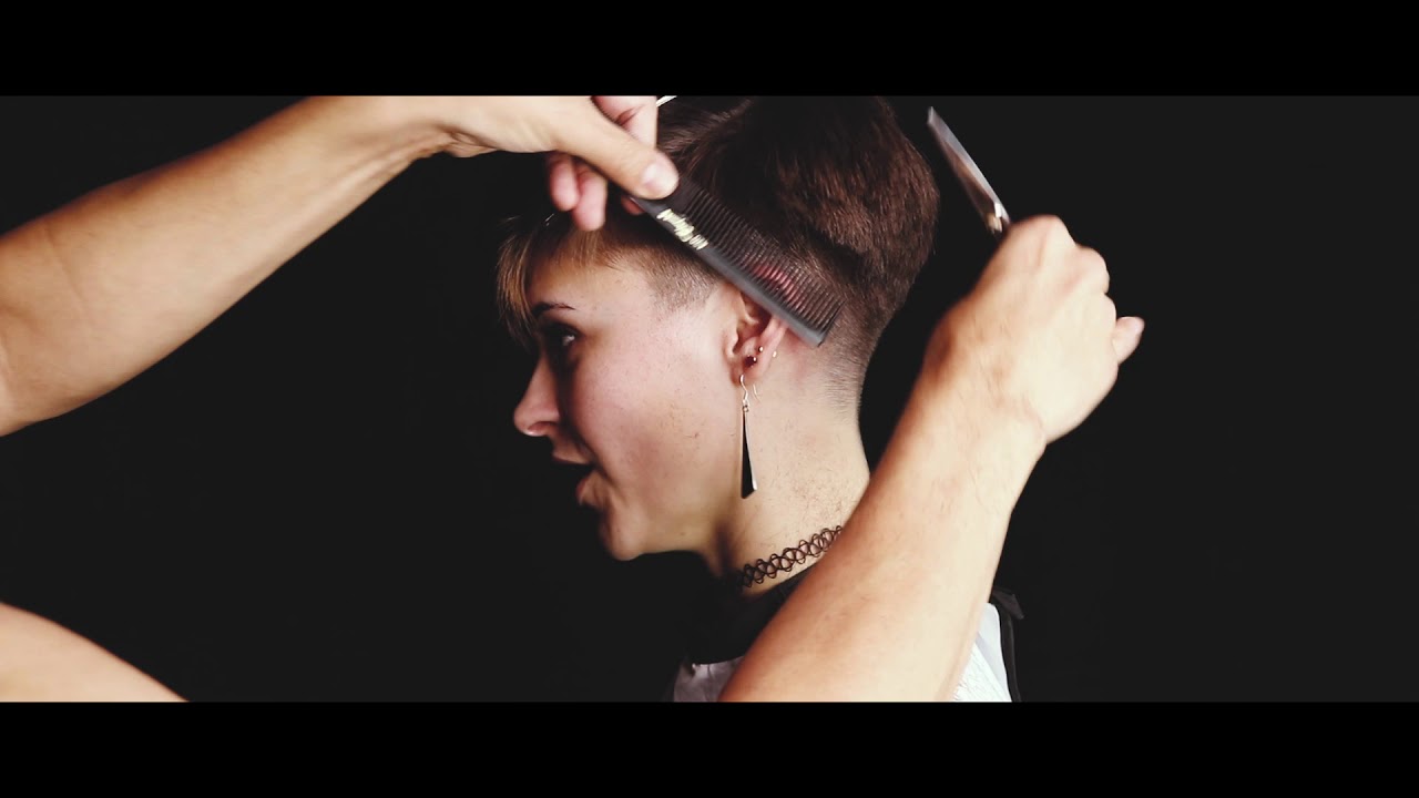 Woman's Clipper Cut - YouTube