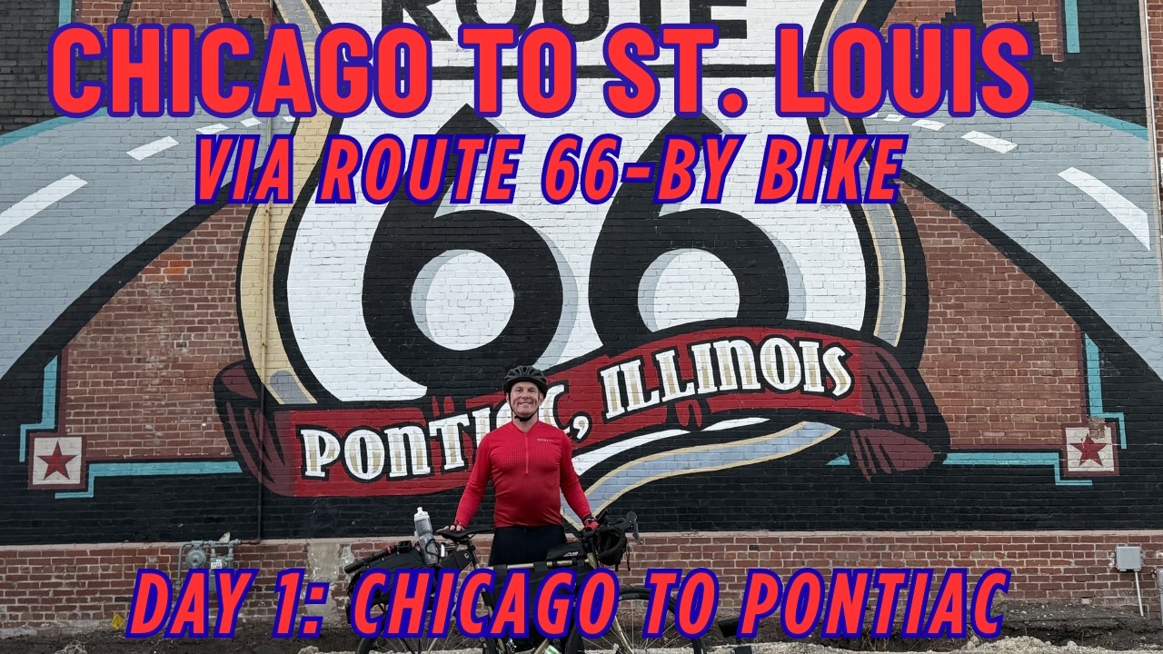 Chicago To St  Louis By Bike Via Route 66: Day 1-Chicago To Pontiac