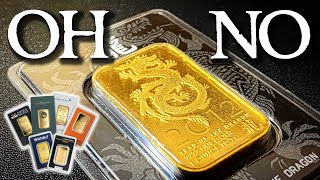 Gold Bars in Assay Cards  THE NIGHTMARE CONTINUES