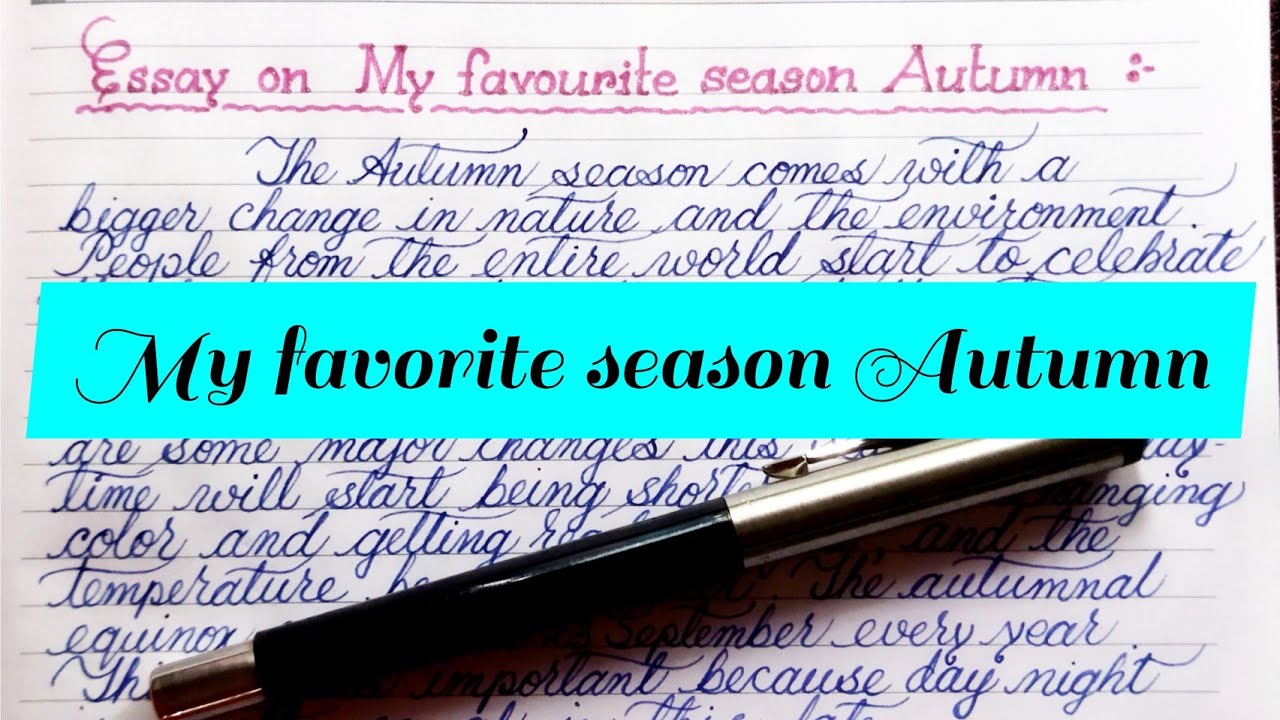 essay on my favourite season autumn