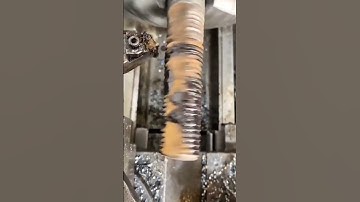 REWORK THE THREADS🔩☑️ #cnc #lathe #threads #manufacturing #short
