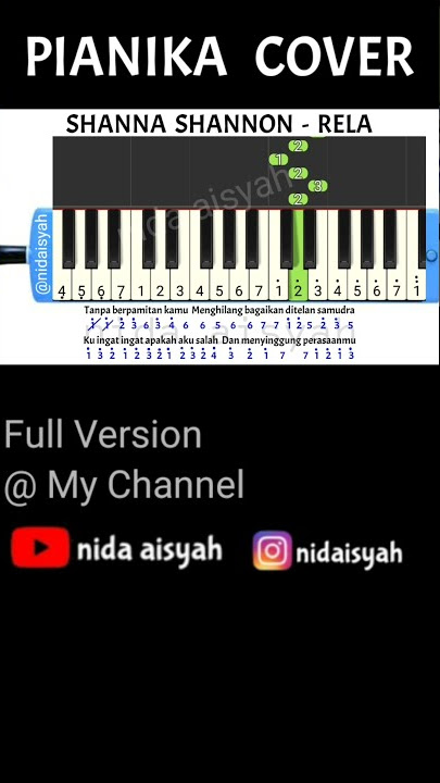 RELA SHANNA SHANNON #shorts #melodica #pianika #tutorial #share #subscribe #viral #shannashannon
