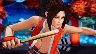 KOF XV Chizuru/Mai/Athena VS Dinosaur/Clark/Meitenkun