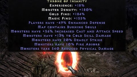 Project Diablo 2 (PD2) Season 10 - 200 FCR Max Block Combustion Fire Sorc T3 Throne Burning Souls