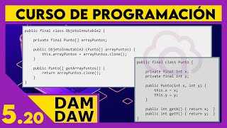 JAVA: Clase inmutable con Array de objetos ☕ DAM - DAW