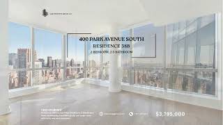 Residence 38B.  Perched on the 38th floor of 400 Park Avenue South, 28th Street & Park Avenue.