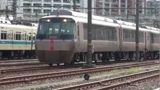 Odakyu 30000 series EXE is coming to train yard (Japanese Train)