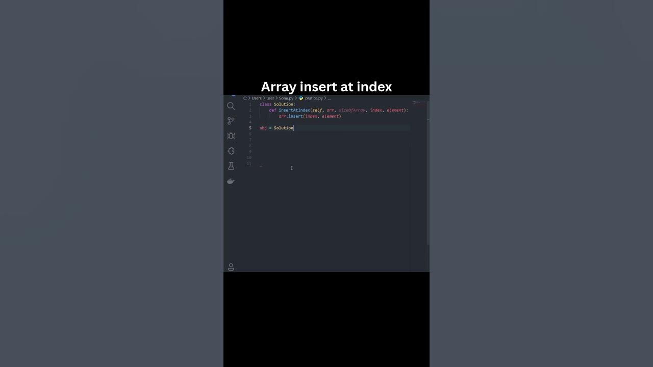  insert element at index in python python coding tricks coding 