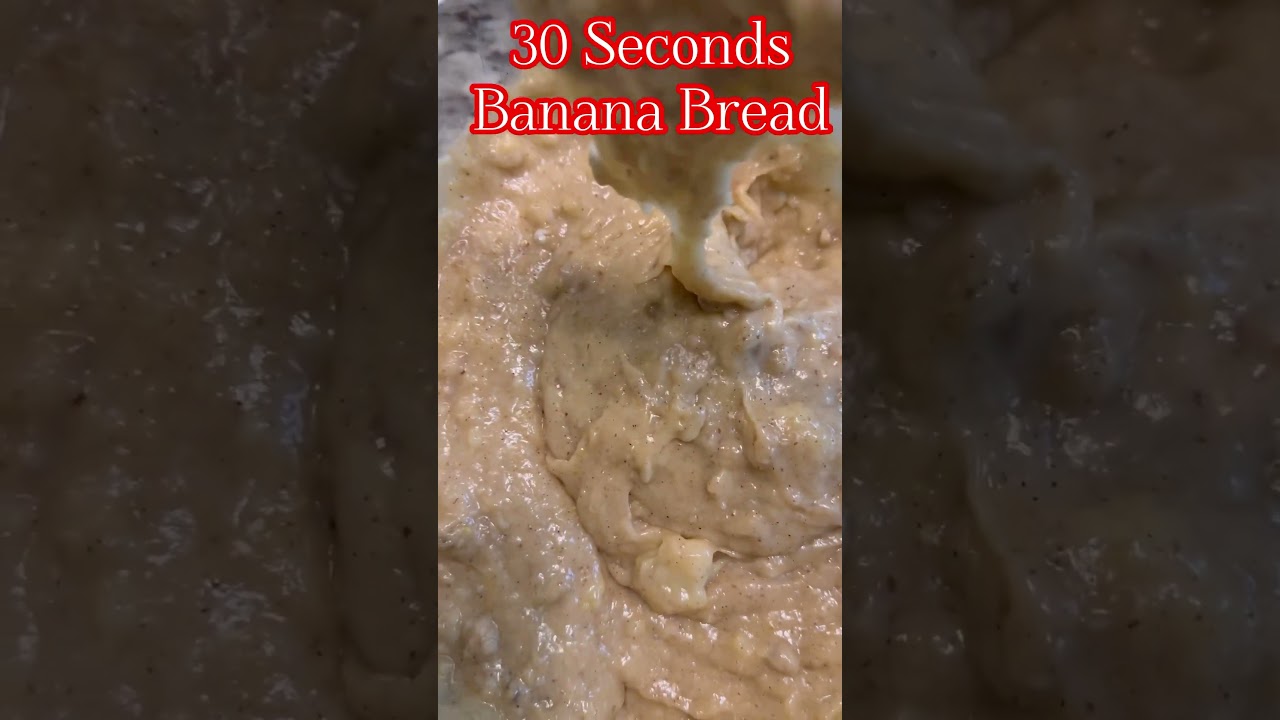 30-Second Banana Bread