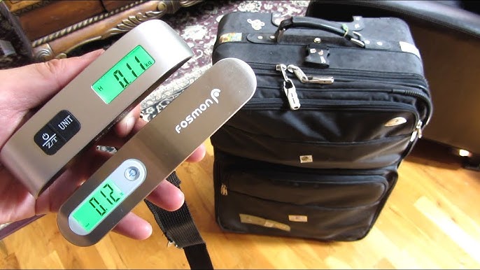 Protege 80lb Capacity Manual Travel Luggage Scale with Strap - 4.5 x 3 x 1.2 in