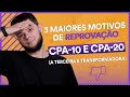 3 maiores motivos de REPROVAÇÃO nas provas da CPA-10 e CPA-20!