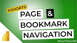 Page and Bookmark Navigation Menu in Power BI #Shorts screenshot 5
