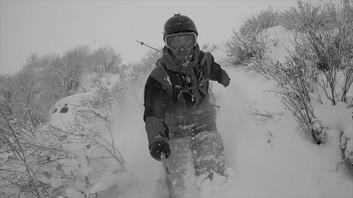 SKi noir et blanc