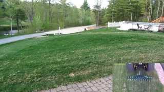 De-Thatching Lawn with John Deere 2032R and a CMP Attachments 3 Point Hitch Dethatcher