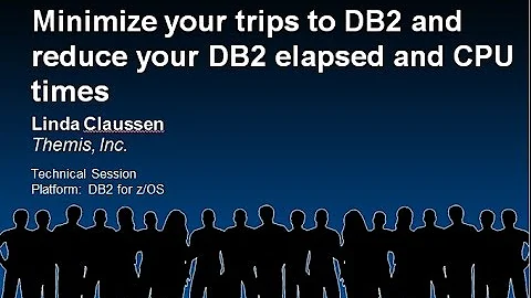 Minimize your Trips to Db2 and Reduce your Db2 Ela...