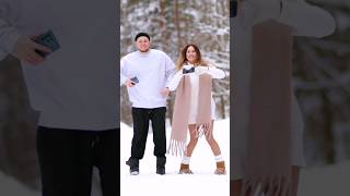 На улице мороз,  а мы танцуем по Грузинский хит #music #cover #musica #song #dance #шортс #trending