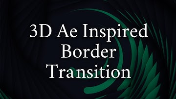 3D Ae Inspired Border Transition | Alight Motion Tutorial Tagalog