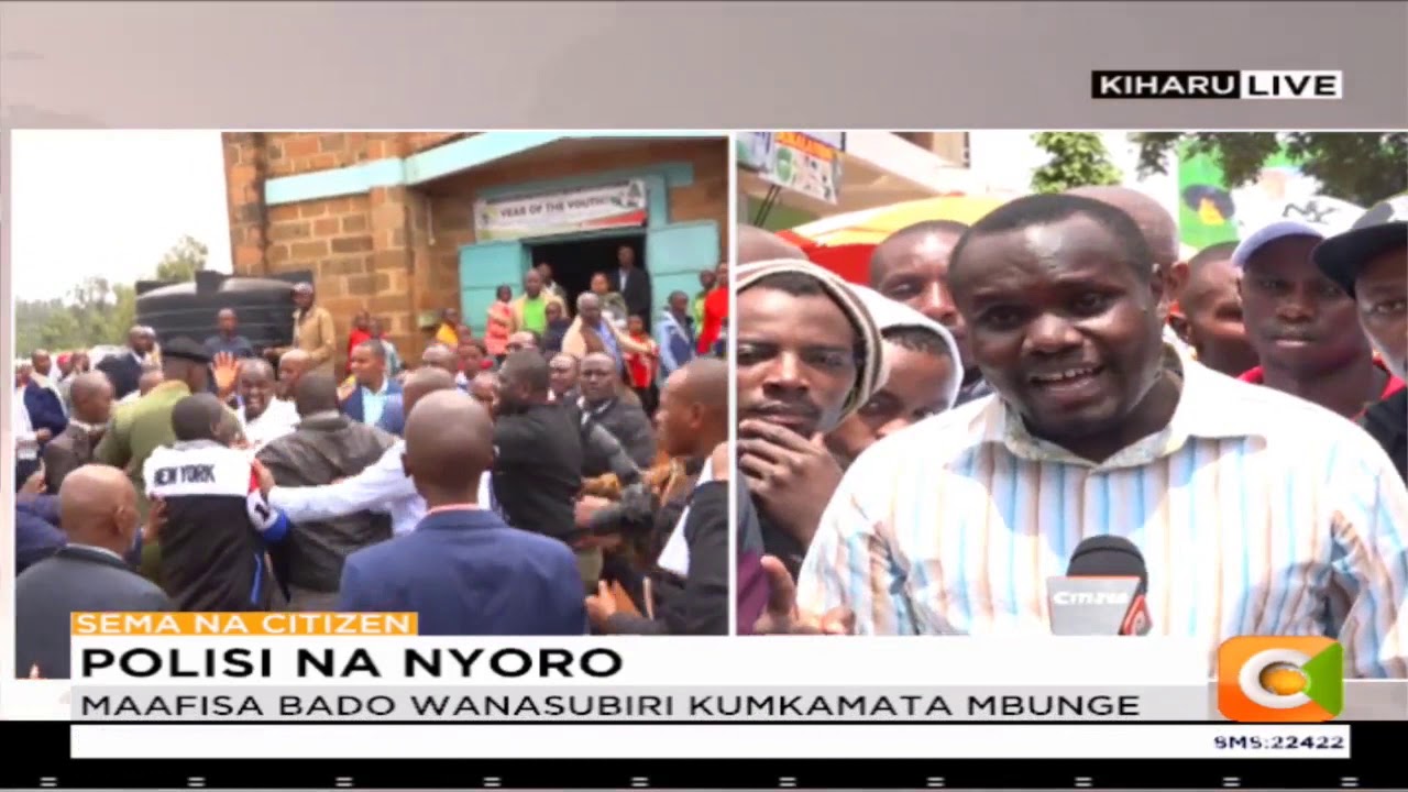 citizen tv live stream kenya Mbunge wa Kiharu Ndindi Nyoro ahusishwa na vurugu kanisani