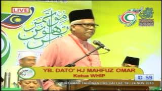 Ucapan Penggulungan Muktamar 59: Dato' Mahfuz Omar