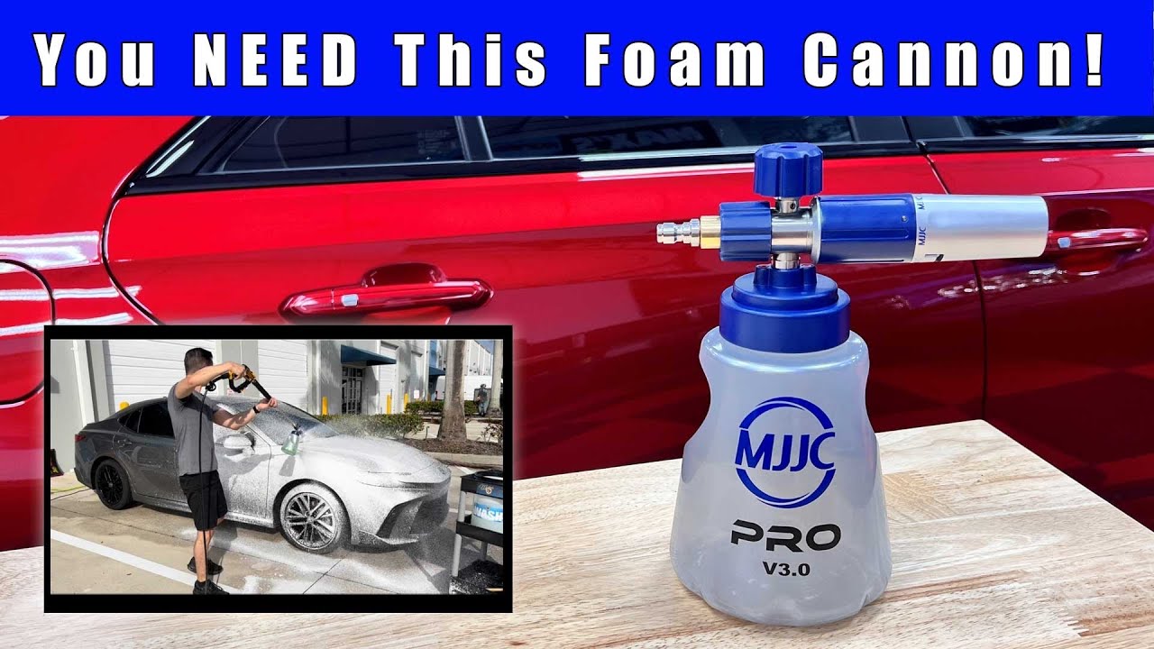 MJJC Foam Cannon PRO V3.0 with 1/4″ Quick Connector Adapter- FREE