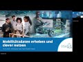 Lernvideo Mobilitätsdaten Erheben Und Clever Nutzen Von Floating Car Data Zum Digitalen Zwilling Lernvideo Mobilitätsdaten Erheben Und Clever Nutzen Von Floating Car Data Zum Digitalen Zwilling