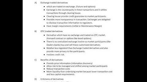 Bright Analyst,CFA Level 1,Derivatives,Basics