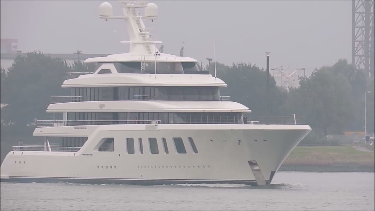 Feadship's Aquarius first sailing. Video by Dutch Yachting. YouTube