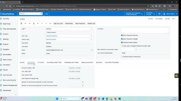 Acumatica Security Preferences