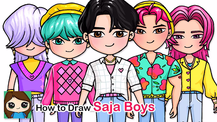 How to Draw Saja Boys ❤️ KPop Demon Hunters