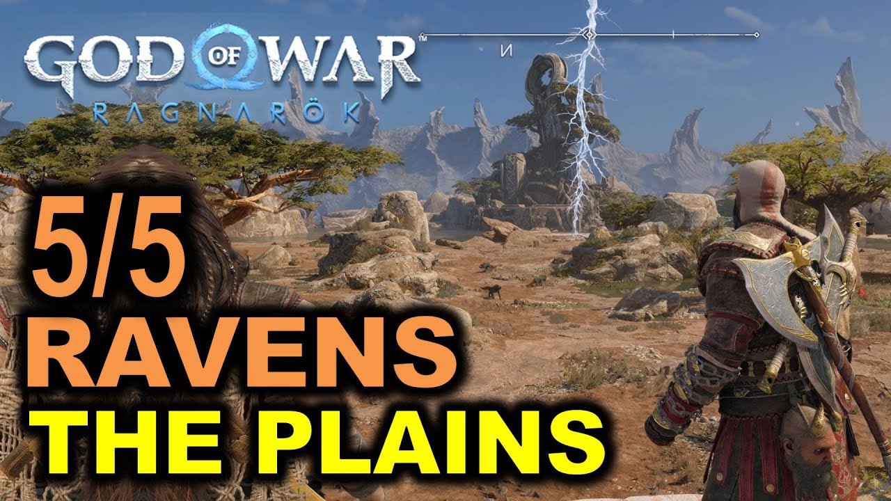 All God of War Ragnarok Ravens, locations and maps