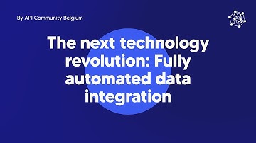 The next technology revolution: Fully automated data integration | Speaker: Pieter Colpaert