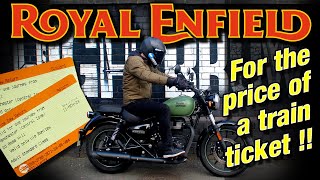 New motorcycle for the price of a train ticket!!