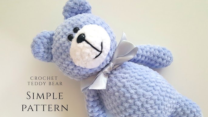 Crochet plush bear free pattern