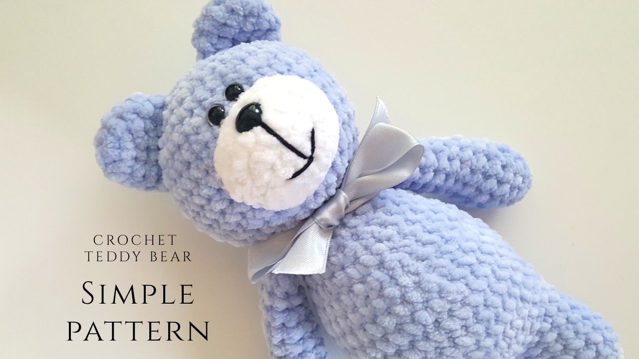 Cuddle Teddy Bear Amigurumi Crochet Plush