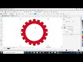 Como TRANSFORMAR OBJETOS CON COREL DRAW 2019 (Crear engranaje)