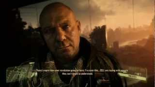 Crysis 3 - a Bad Voice Actor Reads Bad Dialog While an Awesome Facial Animation Happens