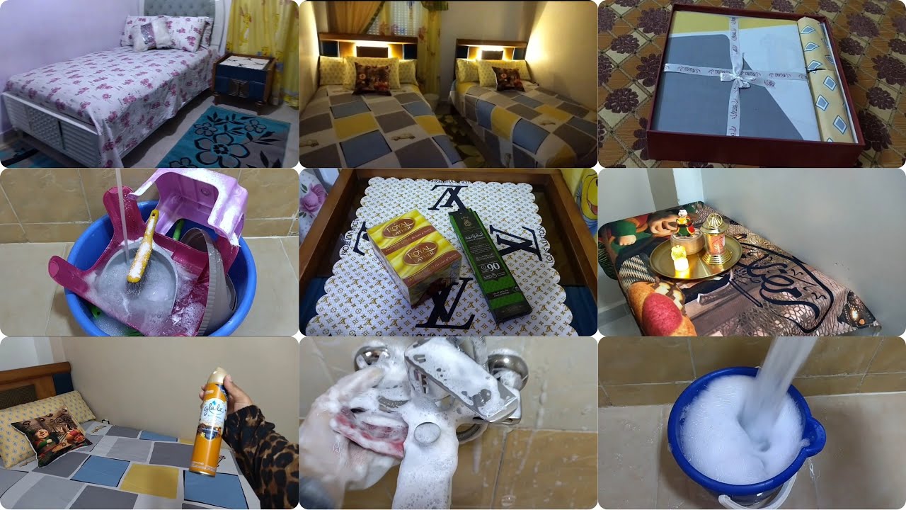 هى دى التنظيفات العميقة اللى تخلى بيتك يلمع لمع✨ فرشت الجديد وبيتى جاهز لاستقبال اجمل شهر فى السنه