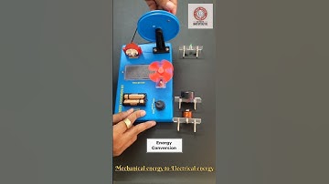 Energy Conversion #practicallearning #ajpatelinstitute#shorts #solar #mechanical #electrical
