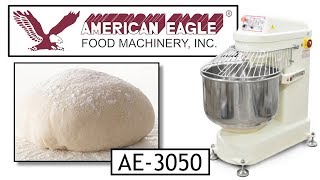 AE-200K Spiral Mixer Removable 190QT Bowl, Cap. 165 lbs Flour 264 lbs Dough  8.5HP Agitator 3HP Bowl. Special Order.