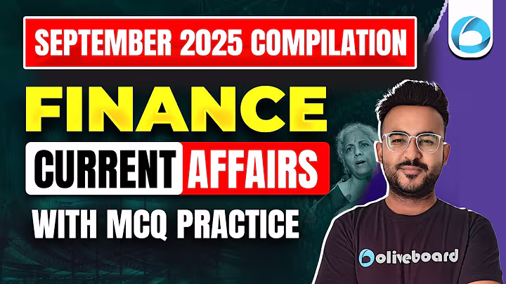 Finance Current Affairs | September 2025 | RBI Grade B | PFRDA | SIDBI | SEBI | IRDAI