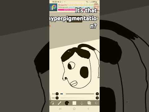 is that hyperpigmentation? #meme #drawing #hyperpigmentation
