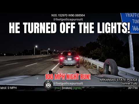Arkansas State Police Pursuit: Camry Driver Accelerates Away and Flees Into Tennessee