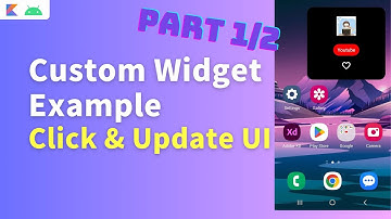 android custom widget | android custom widgets | android custom widget example | kotlin widget | 1