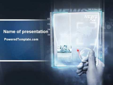 high tech powerpoint template by poweredtemplate com youtube