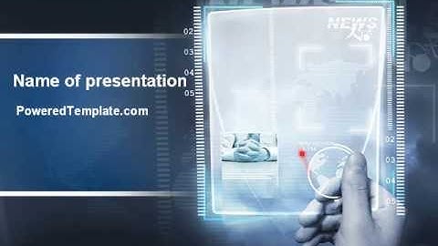 High Tech PowerPoint Template by PoweredTemplate.com