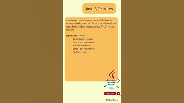 Java 8 Features #java #java8 #shorts #javatutorial