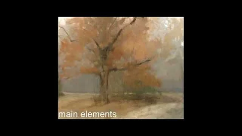 Oil Painting Demonstration Sequence of Quiet Fall ...