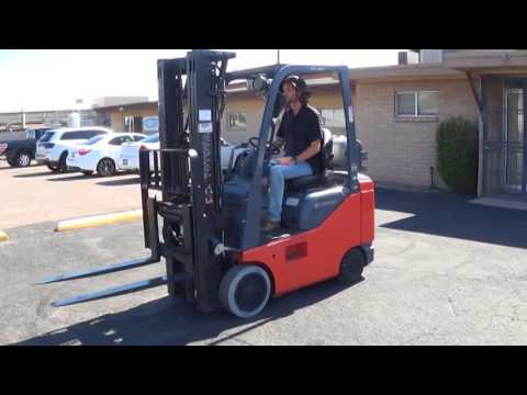 2012 Toyota 8fgcu18 Forklift For Sale 3500lb Capacity Triple Mast Sideshifter Lp Fuel Youtube